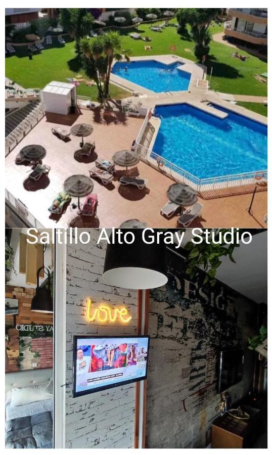 Saltillo Alto Gray Studio. Vistas Al Mar Y Piscina Torremolinos Exterior photo